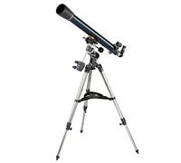 Practical Telescope Refracting Telescope Adjustable PortableTelescopes for Astronomy, Focal Length 900Mm, Full Surface Coating with Equatorial Mount;Tripod,