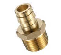 Practical Thread Brass Adapter Accessory for Tubing Suitable for Various Pipelines Systems Daily Use Water Supply Systems