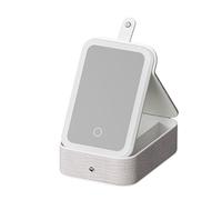 Practical Travel Makeup Case with Integrated LED Lighting and Jewelry Storage Box Sturdy Designs for On The Way