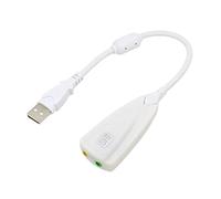 Practical USB External Sound Cards for Gaming Headset Earphone Laptop No Driver Required 5Hv2 Channel Converter Sound Card