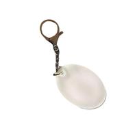 Practical USB Rechargeable Touch Sensors Night Light Keychain Charm Pendant for Handbags and Backpacks with Soft Glows Indoor Ambients Lighting