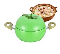 Practical, versatile and multifunctional sauce pot with lid | Cooking Pot for Pasta, Soup, Spaghetti, Preserves, Boil Simmer, Safe Cooking, Apple B