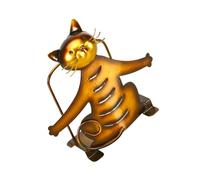Practical Vertical Cats Bowl Stand with Nonslip Base Suitable for Portable Living Space Permanent Iron Puss Stand