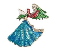 Practical Vintage Brooch Rhinestones Pin Angel For Women Embellished With Rhinestones For A Sophisticated Look Angel