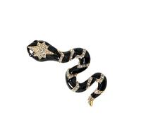 Practical Vintage Brooch Rhinestones Pin Snake for Women Embellished with for a Sophisticated Look Animal