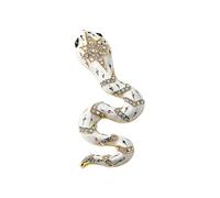Practical Vintage Brooch Rhinestones Pin Snake for Women Embellished with for a Sophisticated Look Animal
