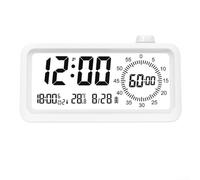 Practical Visual Timer and Alarm Clock Supporting Successful Student Schedules (White)