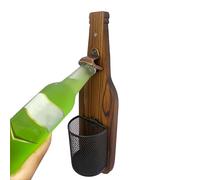 Practical Wall Mounted Bottle Opener with Cap Holder, A