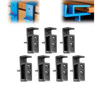 Practical Wardrobe Cabinet Board Clip, Closing Fixed Clip Carpentry Tools for 15 20mm Wardrobe, Removable Drawer Front Stay Clamps Attachment, for Home, Office Wardrobes and Closet Doors