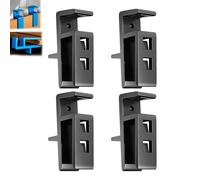 Practical Wardrobe Cabinet Board Clip,Closing Fixed Clip Tools,DIY Removable Drawer Front Stay Clamps Attachment,Wardrobe Board Clips Set for Home,Office Wardrobes and Closet Doors