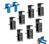 Practical Wardrobe Cabinet Board Clip, Closing Fixed Clip Tools, Removable Drawer Front Stay Clamps Attachment, U Scribe Jig and Scribe Tool, Secures Boards Clips for Home Wardrobes and Closet Doors