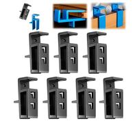 Practical Wardrobe Cabinet Board Clip, Universal Closing Fixed Clip Tools for 15 20mm Wardrobe,DIY Removable Drawer Front Stay Clamps Attachment,for Home, Office Wardrobes and Closet Doors (7pcs)