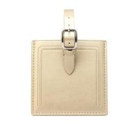 Practical Wear Resistant PU Leather Bag Label Square Styles Ample Information Space Friendly Suitcase for Travelers PU Leather for Business Traveler