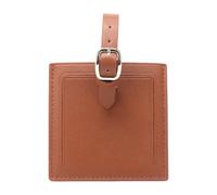 Practical Wear Resistant PU Leather Bag Label Square Styles Ample Information Space Friendly Suitcase for Travelers PU Leather for Business Traveler