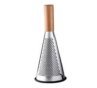 Practical Wood Handle Conical Grater for Slicing Shredding and Grating Stainless Steels Grater Kitchen Gadget Cooking Grating Tool
