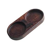 Practical Wood Salts and Pepper Mill Tray Holder, C