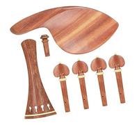 Practical Wood Violin Tailpiece Design Repairing Part Chinrest Endpin for Simple Installation and Rich Tone Quick Install Tools