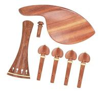 Practical Wood Violin Tailpiece Design Repairing Part Chinrest Endpin for Simple Installation and Rich Tone Quick Install Tools