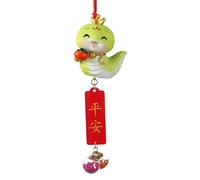 Practical Year Of The Snake Celebration Hanging Decoration Assorted Color Sturdy Resin Metal Pendants Daily Use New Year Accessories