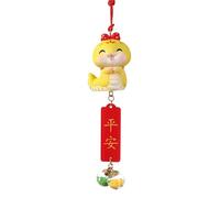 Practical Year Of The Snake Celebration Hanging Decoration Assorted Color Sturdy Resin Metal Pendants Daily Use New Year Accessories