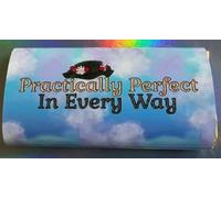 Practically Perfect, Novelty, themed Chocolate Bar gift.For Birthdays, CHristmas, Easter and Valentines. For friends family or work colleague. (One Size, Milk Chocolate)