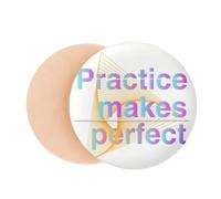 Practice Achieve Success Motto Air Cushion Makeup Foundation Sponge Powder Puff