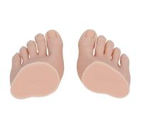 Practice Fake Foot Model Flexible Silicone, skin tone, A