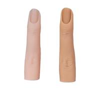 Practice Fingers For Acrylic Nails - Silicone Training Finger, Flexible Joint Design, Fake Nail Finger Tool | Skill Development For Beginners Students Salon Practice Daily Creative Styling