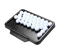 Practice Golf Ball Tray - Range Ball Organizer for Training | Sturdy Base with Large Capacity, Helps Keep Balls Aligned on Mats, Ideal for Driving Routines Tee Work Indoor Backyard 16.92x12.79x1.57in