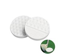 Practice Golf Balls - 2PCS Flat Golfs Ball for Practice, Golf Training Balls for Garden and Swing Drills, Sturdy Plastic Golfs Ball for Indoor/Outdoor Use, Great for Training and Practice Sessions