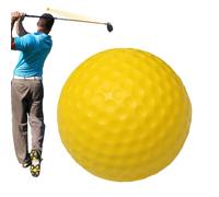 Practice Golf Balls - Aero-Soft Trainer, 1 Piece Low- Foam Spheres For Precision Drills, Lightweight Indoor With Dimpled Aerodynamics, Floating Practice Aid For Backyards