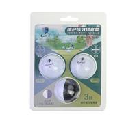 Practice Golf Balls, Indoor Golf Balls, Portable Golf Balls Rubber Training Golf Balls, Realistic Soft Rubber Balls for Limited Flight Training Balls