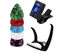 Practice Guitar Tools, Versatile String Instrument Capo, Easy Key Change Guitar Tool, Musician Accessories 9 x 7.5 cm/3.54 x 2.95 inches for Electric and Acoustic Guitars