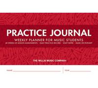 Practice Journal Weekly Planner For Music Students