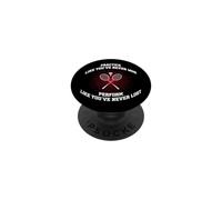Practice Like You've Never Won Badminton Retro Vintage PopSockets Adhesive PopGrip