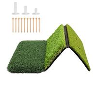 Practice Mat - Golf Turf, Swing Trainer | Portable Artificial Grass Pad for Backyard, Indoor Driving Training, Attack for Golfers, Outdoor Grass Supply, Training Aid for Precision