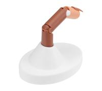 Practice Nail Art Supply with Base, Bendable Finger Model for Nail Art Practice, ABS White Hand Model for Home Manicure, 1 Set for Beginners