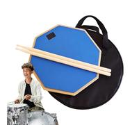 Practice Pads for Drummers, Portable Drum Bag Set Silent 12 Inches Drumming Pad with Drum Sticks, Drum Sticks Storage Nonslip Lightweight Drum Pad Set for Drummer