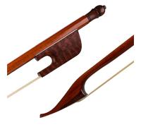 Practice Playing Violin Bow Vintage Snakewood Frog Violin Bow 4/4 3/4 1/2 1/4 1/8 For Silent And Electric Fiddle Musicians(4-4)