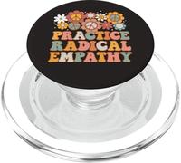 Practice Radical Empathy - Floral Groovy PopSockets PopGrip for MagSafe