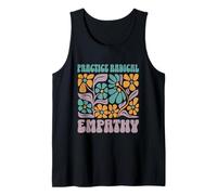 Practice Radical Empathy Floral Values Design Tank Top