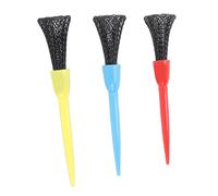Practice Tee Set Highly Elastic Mesh Ball Tee Reduce Air and Turf Drag for Optimized Swing Performance Vibrant Color for Easy Recognition (73mm)