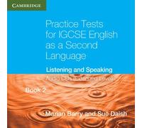 Practice Tests for IGCSE English as a Second Language Extended Level Audio CDs (2) (Book2): Listening and Speaking (Cambridge International IGCSE) by Marian Barry (2010-09-06)