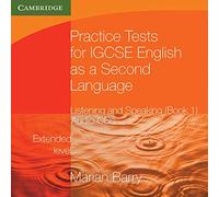 Practice Tests for IGCSE English as a Second Language: Listening and Speaking, Extended Level Audio CDs (2) (accompanies BK 1) (OP) (Cambridge International IGCSE)