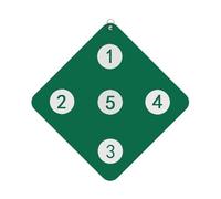 Practice the d - square 33 x 33 cm, utility various | Auxiliary equipment sets with five auxiliary targets for self-training training