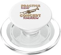 Practice Today Concert Tomorrow Trumpet Music PopSockets PopGrip for MagSafe