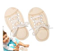 Practice Tying Shoelaces - Shoes Tying Teaching Aid | Lacing Shoe Learn, Kindergarten Early Educational Toy, Educational Fine Motor Skills Toy, for Children Aged 3 to 6 Years Old