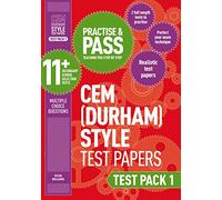 Practise and Pass 11+ CEM Test Papers - Test Pack 1