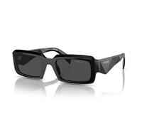 Prada Man PR 27ZS 16K08Z Sunglasses Acetate Black Grey Geometric Normal