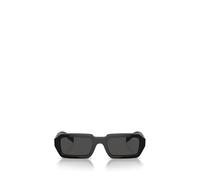Prada Woman PR A12S 16K08Z Sunglasses Acetate Black Grey Geometric Normal